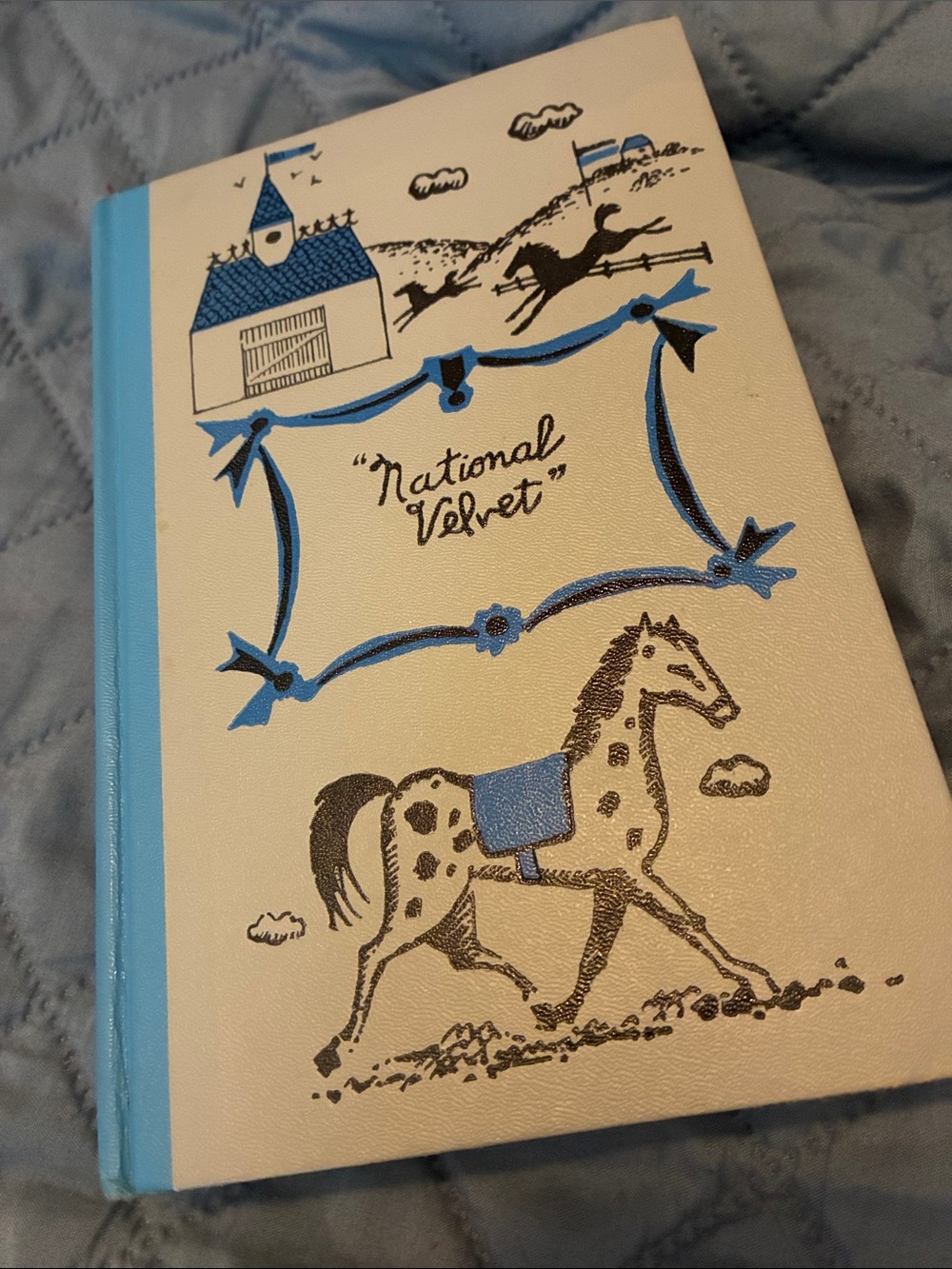 Horse Journal — Blue & Cream Equestrian Notebook